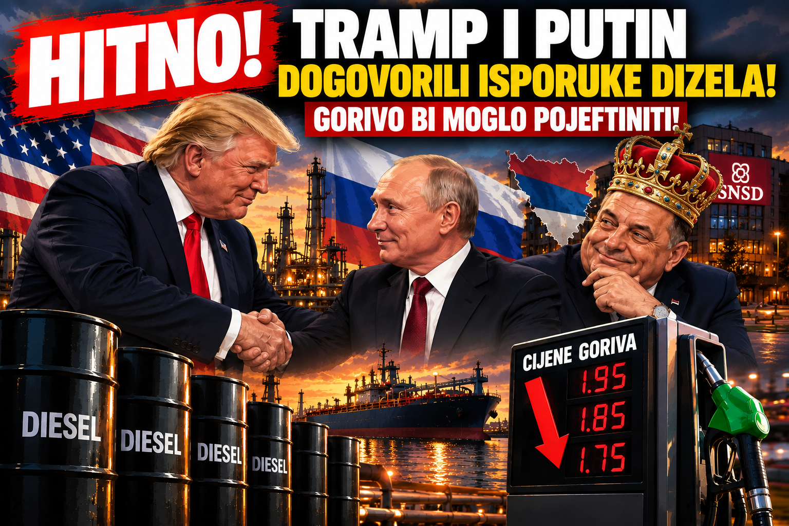 Tramp Putin i Mile
